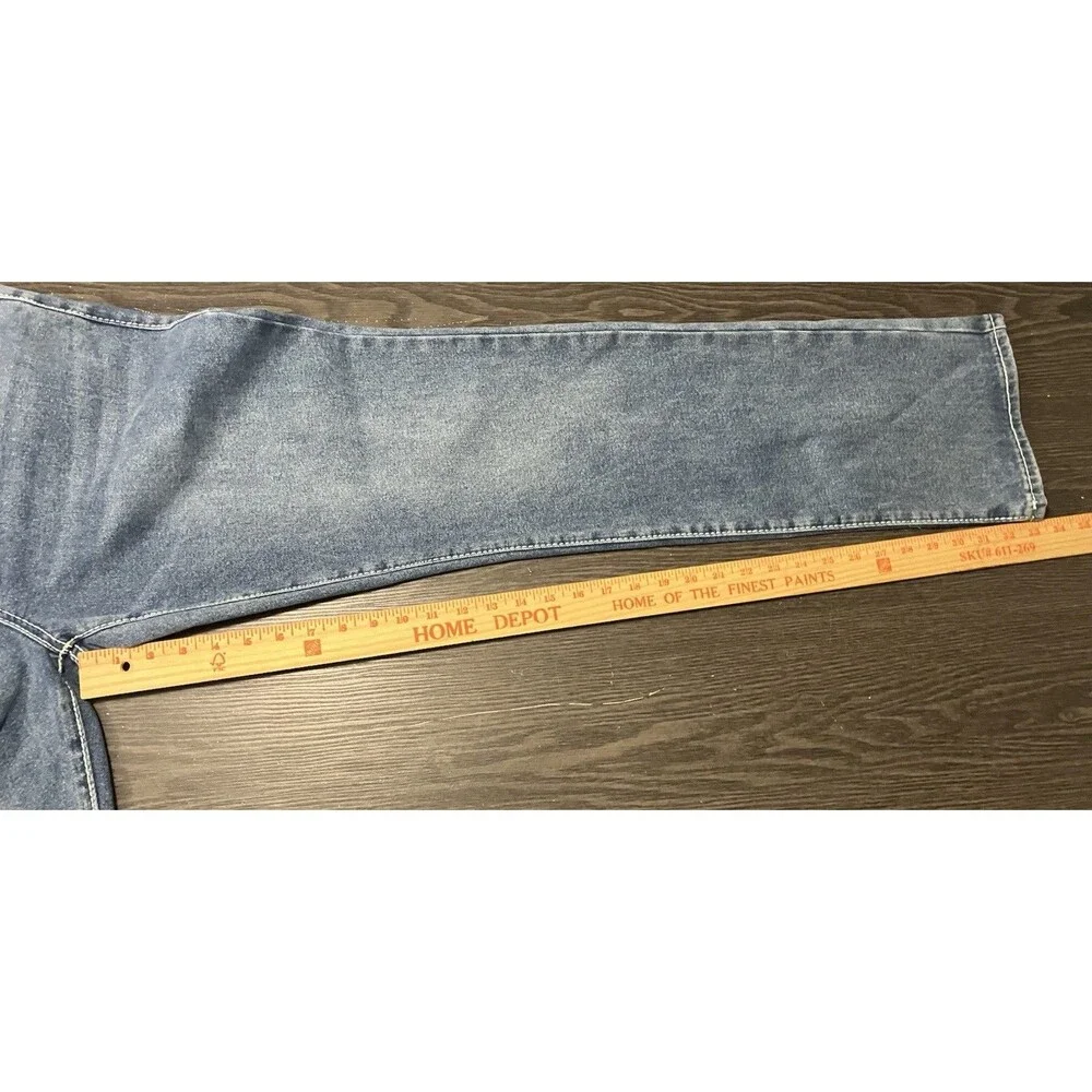 True Religion Men’s Ricky T Big Flap Straight Jeans Blue Sz 34x34 NEW SEE DESC